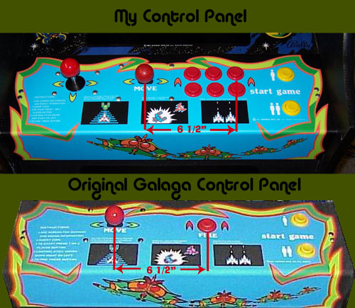 Kevin's Custom Galaga - Control Panel